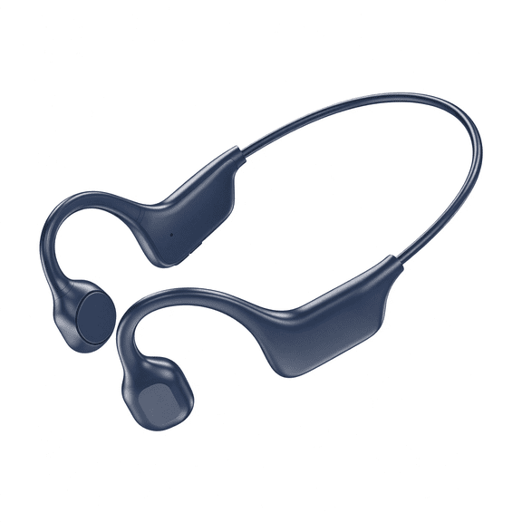 GJX Bone Conduction Headphones, Open Ear Headphones, Wireless Bluetooth 6.0 Earphones with Mic, Ipx6 Sport Headphones for Running, Cycling, Workout(Blue)