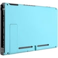 thumbnail image 1 of eXtremeRate Soft Touch Grip Heaven Blue Console Back Plate Replacement Housing Shell Case for Nintendo Switch, 1 of 5