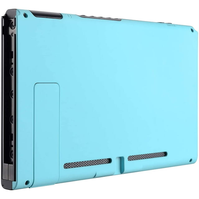 eXtremeRate Soft Touch Grip Heaven Blue Console Back Plate Replacement Housing Shell Case for Nintendo Switch