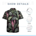 thumbnail image 7 of High Quality Hawaiian Shirts for Men Short Sleeve Aloha Beach Shirt Floral Summer Casual Button Down Shirts Blouses 9HKEI9, 7 of 7