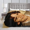 thumbnail image 5 of Blanket Matt Actor Dillon Throw Flannel Blankets Warm Soft Cozy Fuzzy Air Conditioning Blanket for Living Room Sofa Bed Gift Blankets for All Seasons 60"x80", 5 of 6