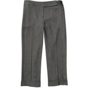 George ME - Women's Cuffed Crop-Length Bird's Eye Trousers