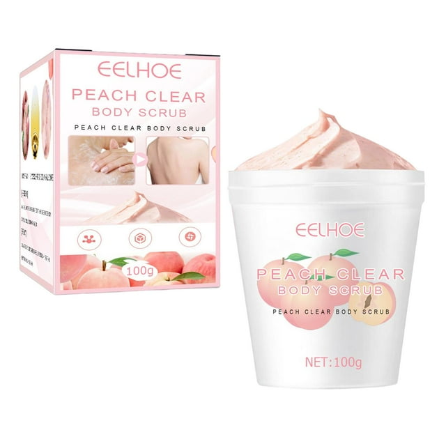 nte corporal de melocotón de azúcar, 100G, atención corporal esencial nutritivo, limpieza profunda, atención corporal, atención shamjiam Exfoliante de bálsamo labial