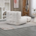 thumbnail image 5 of Jopath Fluffy Bean Bag Chair, Comfortable Bean Bag, Super Soft Lazy Sofa Chair With Memory Foam And Ottoman, Indoor Modern Focus Bean Bag Chair For Living Room, Bedroom, Apartment, 5 of 11