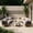 Black Rope + Gray Cushion, variant on Christopher Knight Home 2-Piece Outdoor Wooden Rope Woven Sectional Sofa with Cushions, Black+Light Gray
