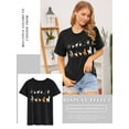 thumbnail image 6 of ZXSXSY Cute Cat Shirts for Women Graphic Tee Crew Neck Short Sleeve T-Shirts, 6 of 7