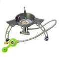 thumbnail image 1 of Windproof Burner Gas Stove Camping Picnic Portable Outdoor Mini Backpack Furnace, 1 of 9
