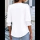 thumbnail image 4 of Blusas para Mujer, Elegantes, Informales, de 3/4 y Puños Fruncidos. XXXL, 4 of 9