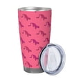 thumbnail image 2 of Bingfone Leopard Print for 20 Oz Stainless Steel Travel Mug Double Wall Water Coffee Cup for Home,Office, Outdoor Works Great for Ice Drinks and Hot Beverage-Without Straw, 2 of 8