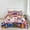Red - Flower, variant on 2/3PCS Vintage Heart Bedspread Set,1pc Quilt + 1/2 Pcs Pillowcases,Bright Vivid Soft Skin-friendly Fabric Multiple floral styles available Bedroom Decoration Machine Washable