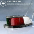 thumbnail image 4 of LED Boat Navigation Lights Waterproof Marine Bow Stern Deck Lights with Chrome Bezels 3 Piece Set, 4 of 5