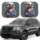 thumbnail image 1 of Balery Lady Duck Parasol para parabrisas de coche de 2 piezas | Parasol plegable para parabrisas delantero de coche para la mayoría de sedanes-Large, 1 of 6