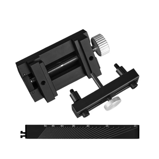 Scienceny Herramienta afiladora de doble rodillo para carpintería y cuchillo afilador de aleación de aluminio Herramientas manuales y eléctricas Negro