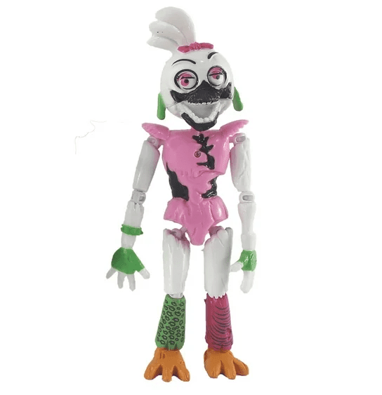 FNAF Action Figures, 6 PCS Toy Figures, 5.5 Inches Collectible Toys Set with Ball Joint Connection Light, Cake Toppers for Video Games Fans Boys, Girls, Kids Adults as Gifts