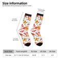 thumbnail image 2 of Pofeuu Flowers Birds And Butterflies Print Crew Socks, Adult Running Hiking Socks for Youth and Adult, 2 of 6