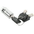 thumbnail image 1 of 1 juego de cerradura con llave para máquina expendedora, para refrigerios, dulces y refrescos, con llave tubular, 1 of 7