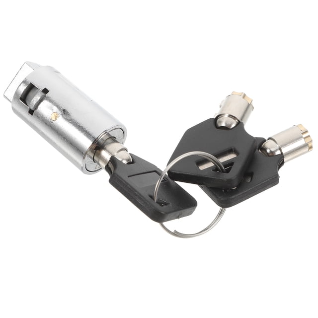 1 juego de cerradura con llave para máquina expendedora, para refrigerios, dulces y refrescos, con llave tubular