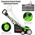 thumbnail image 5 of Costway IronMax 13Amp Corded Scarifier Width 15" Electric Lawn Dethatcher w/50L Collection Bag Green, 5 of 12