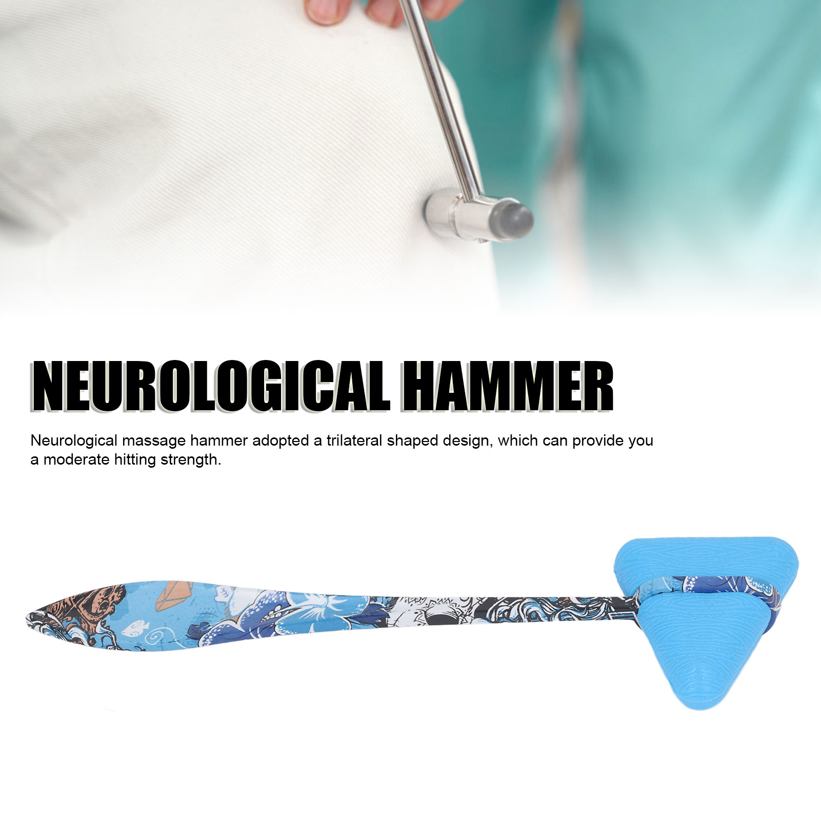 Neurological Percussion Hammer Trilateral Shaped Zinc Alloy Handheld ...