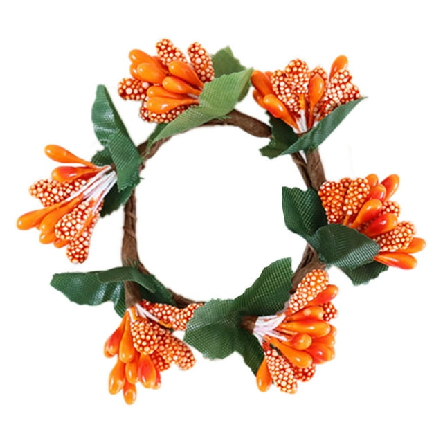 Fall Napkin Rings Berry Holder Table Wedding Banquet Holiday Dinner Party Elegant Wreath