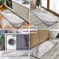 thumbnail image 6 of White Marble Copper Line Pattern Kitchen Rug Mat,Kitchen Runner Rugs Non Skid Washable,Decorative Kitchen Floor Mats for Kitchen,Sink,Laundry,17"x47.2", 6 of 7