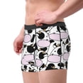 thumbnail image 2 of Uemuo Cute Animal with Cow Pattern Men's Boxer Briefs,Trunk Anti-Chafing,Comfortable, Durable, and Stylish Underwear-Small, 2 of 9