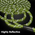 thumbnail image 4 of shiyou-15FT 30FT 50FT Training Leash for Dogs, Nylon Rope Dog Leashes with 2 Swivel Hooks and Comfortable Padded Handle, Puppy Leash Lead for Small Medium Large Dogs Training, Playing, Camping,Backya, 4 of 4