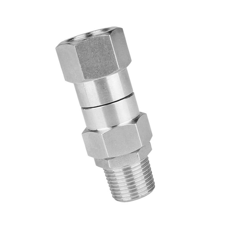 Stainless Steel High Pressure Washer Swivel Joint 3/8 Inch NPT Thread 