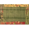 thumbnail image 1 of Ahgly Company Indoor Rectangle Abstract Brown Modern Area Rugs, 5' x 7', 1 of 4