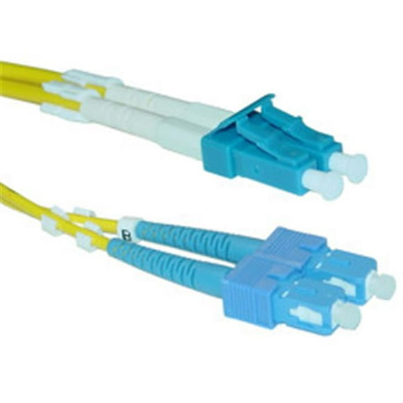 CableWholesale LC SC LCSC-01202 Câble à Fibre Optique Monomode Duplex 9-125 2 Mètres (6,6 Pieds)