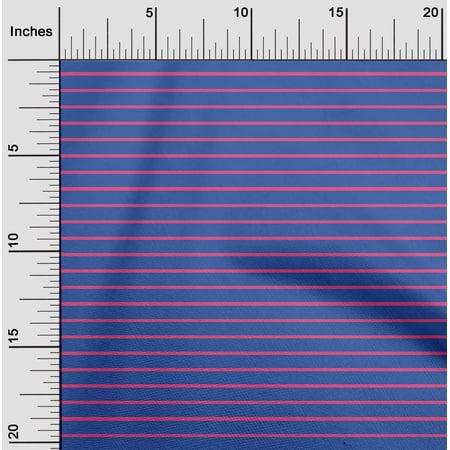 oneOone Cotton Poplin Fabric Wide Stripe Printed Fabric 1 Yard 56 Inch Wide