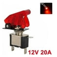 thumbnail image 3 of Copper Toggle Switch for Automotive Car Boat 12V20A OnOFF with Red Lid and LED, 3 of 5