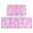 Pink Breast Cancer-1, variant on Pink Breast Cancer Kitchen Rugs Sets Of 2,Anti Fatigue Kitchen Mat Rugs Non Slip Washable,Decorative Kitchen Floor Mats for Kitchen,Sink,Laundry,17"x30"+17"x47"