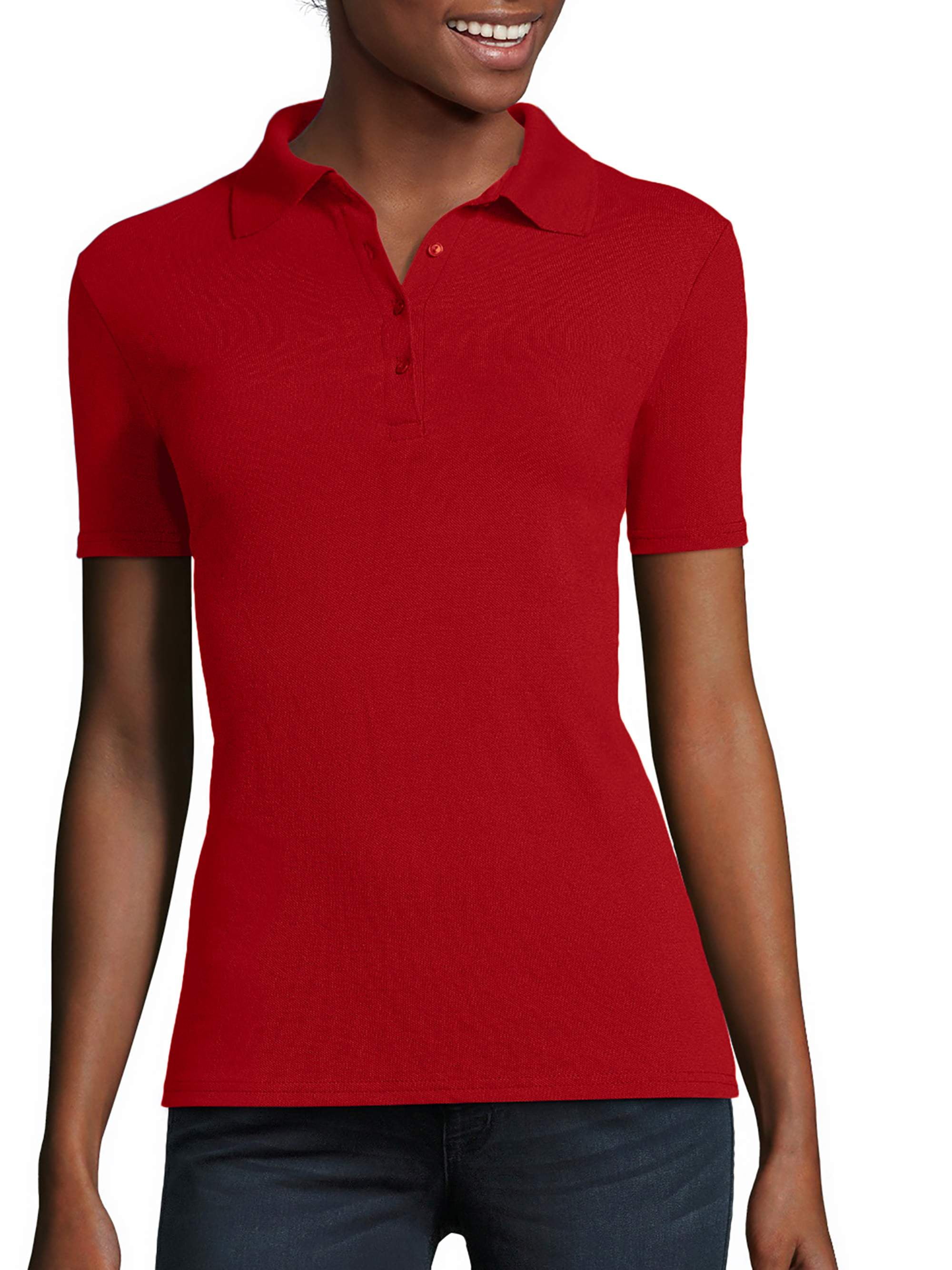 Hanes Hanes Women's XTemp w/ Fresh IQ Short Sleeve Pique Polo Shirt
