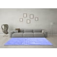 thumbnail image 3 of Ahgly Company Indoor Rectangle Solid Blue Modern Area Rugs, 2' x 3', 3 of 4