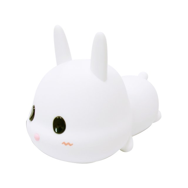 Luz De Noche Para Niños, Conejito, Lámpara Bonita De Silicona Para Guardería, Luz De Noche Para Bebé, Conejo, Luz De Noche Para Niños De Silicona Bonita seitruly HA025678-02