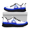 thumbnail image 6 of Lawn/Golf Course Design Fashion Sneakers Blue Comfortable Outdoor Sneakers Sports Activity Print Shoes Love Sneakers, 6 of 9