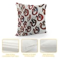 thumbnail image 4 of Orinice Letters Graphic Decorative Throw Pillow Cover for Home Couch Living Room Bed Sofa Zipper Closure Pillow Case 1PC 18x18in, 4 of 5
