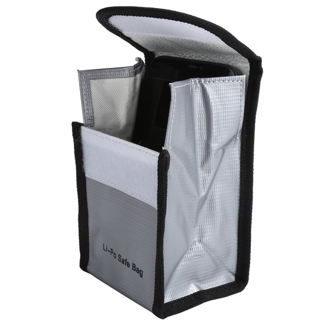 Battery Protector Pouch, Li-Po Safe Bag Document Bag Portable Fireproof Strong for Home for Office