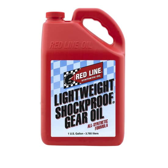 Red Line Synthetic Lightweight ShockProof Gear Oil 12 QUARTS 58404
