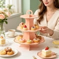 thumbnail image 5 of Cardboard Cupcake Stand 12.79 Inch 3-Tier Dessert Tower for Birthday Kid Shower Party Decor, 5 of 6