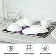 thumbnail image 7 of Yayeee Dish Drying Mat for Kitchen Counter 16"x18" Microfiber Absorbent Pad, Black Roses, 7 of 7