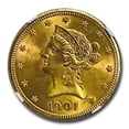 thumbnail image 2 of 1901-S $10 Liberty Gold Eagle MS-63 NGC, 2 of 3