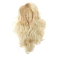 thumbnail image 4 of Peluca rubia larga ondulada con raya en medio para mujer, cabello largo y rizado, peluca sintética resistente al calor para Halloween, cosplay y uso diario., 4 of 14