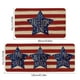 thumbnail image 3 of Set de felpudos de bienvenida patriótica de 2 piezas, alfombras antideslizantes para el 4 de julio del Día de los Caídos del 4 de julio, poliéster interior y exterior, 15,75x24 y 15,75x47, 3 of 6