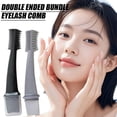 thumbnail image 2 of Professional Dual Head Eyelash Comb & Lash Separator, Precision Plastic Mascara Guard, Portable Dual Ended Lash Shaper Makeup Tool for Clump-Free Defined Lashes, 2 of 8