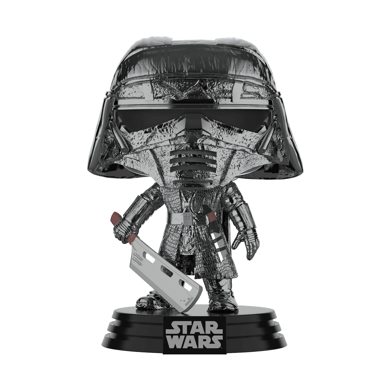 Knight of Ren Funko Pop Blade Movies: Star Wars: The Rise of Skywalker Vinyl Figure for sale online Hematite Chrome