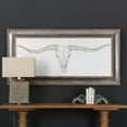 thumbnail image 2 of Uttermost Western Skull Mount Wood and Glass Print in Gray/Silver/White, 2 of 3