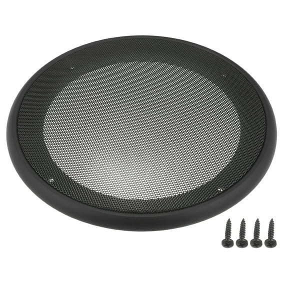 Unique Bargains 1 Set 6.5" Car Speaker Grills Cover Mesh Audio Subwoofer Protector with Mounting Screws Black
