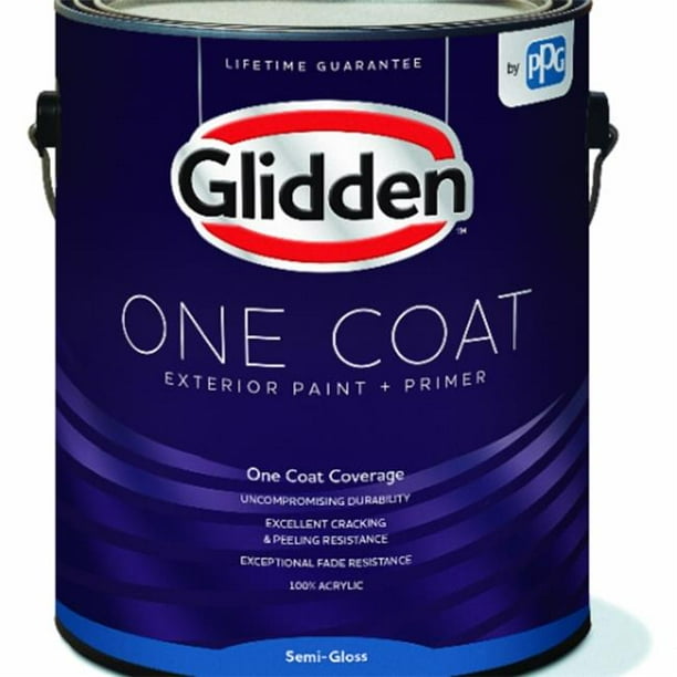 PPG Glidden GLOEX30MB01 1 Coat Exterior Latex Semi-Gloss Midtone Base